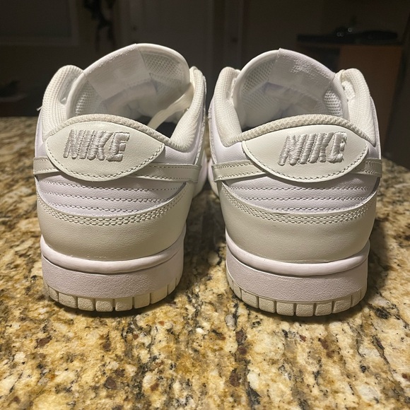 Women’s Nike Dunk Low Sail White Sneakers - Picture 3 of 10